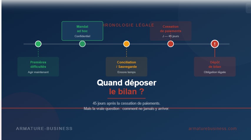 Quand faut-il déposer le bilan : ce que tout dirigeant doit savoir avant qu'il soit trop tard