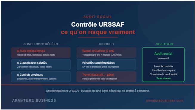Qu'est-ce qu'on risque en cas de contrôle URSSAF : ce que tout employeur doit savoir